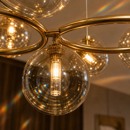 Lustra VENERE Luce, 3 Cercuri, 7xG9, Auriu, Metal , Inaltime Reglabila - 12_LC811-7.png