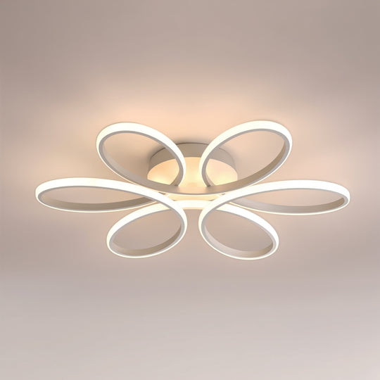 LED lustr s dálkovým ovládáním ELIZA, 63W, studené/teplé/neutrální světlo, stmívatelné, bílý LED lustr s dálkovým ovládáním Výchozí název Alessandro Design