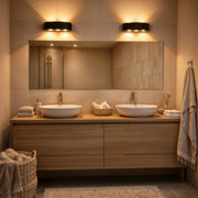 Vnější nástěnné LED svítidlo Ellis, 6W, 6 světelných zdrojů, teplé světlo, černá