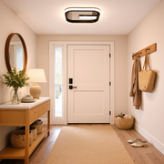 LED lustr VICTORIA 19W, čtvercový, studené/teplé/neutrální světlo, černá, bílá