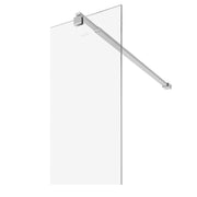 Paravan duș Walk-In 120x195 cm, sticlă securizată 8 mm, transparentă, profil metalic rezistent