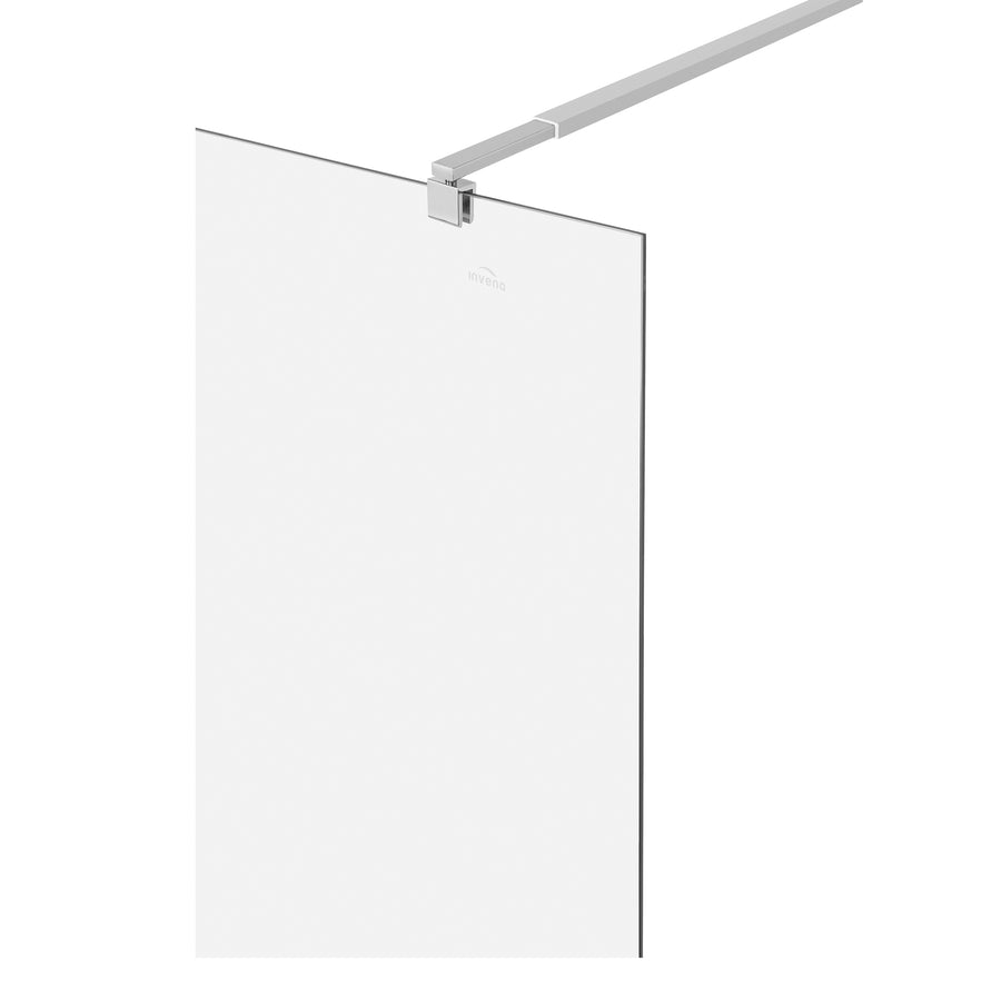 Paravan duș Walk-In 120x195 cm, sticlă securizată 8 mm, transparentă, profil metalic rezistent