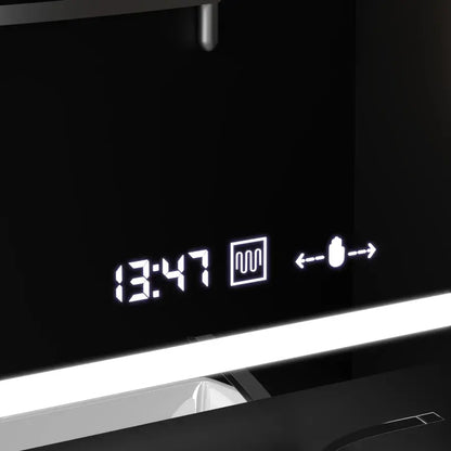 Oválný LED Mirror Altera Motionglow Sensor Marcello Dimable Hoding Clock Defrosting System