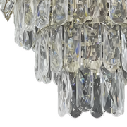 Crystal Chandier Windsor Petito 3xe27, průměr 30 cm, lesklý chrom, nastavitelná výška