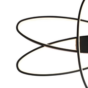 LED LED Orbit LED s dálkovým ovládáním, 140W, studené/horké/neutrální světlo, nestabilní, černá