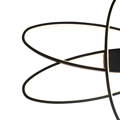 LED LED Orbit LED s dálkovým ovládáním, 140W, studené/horké/neutrální světlo, nestabilní, černá