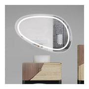Mirror LED LED dotykový dissegno Defrition System 80x45 cm Marcello Funghi Collection