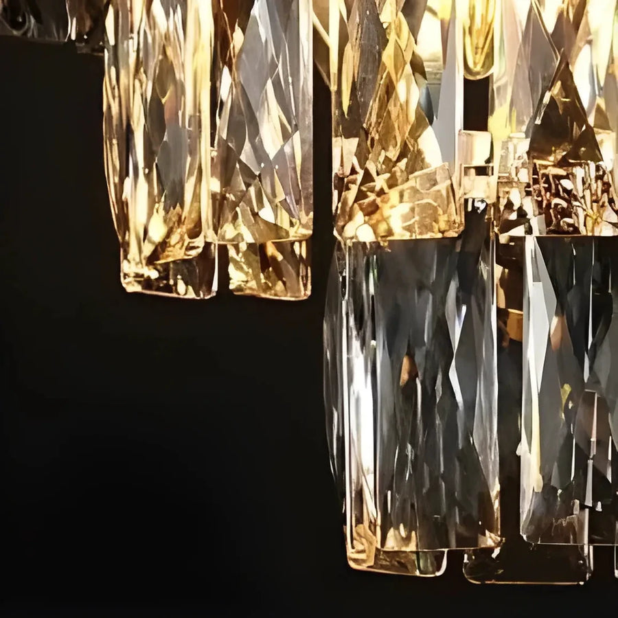 Crystal Chandier Windsor Altiora, průměr 60 cm, výška 1800 cm, lesklé zlato, nastavitelná výška, elegantní design