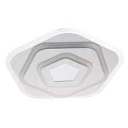 LED lustr NEXA 3D 40W, Průměr 23cm, Studené/Teplé/Neutrální světlo, Bílá