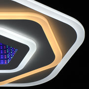 LED lustr NEXA 3D 40W, Průměr 23cm, Studené/Teplé/Neutrální světlo, Bílá