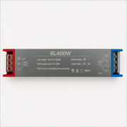 LED zdroj 24V, 20,5x2,5x4 cm, měď a hliník, černá