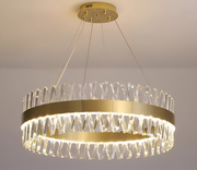LED Alessandro Chandier s dálkovým ovládáním, Daisy, průměr 60 cm, zlato