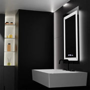 Zrcadlové LED obdélníkový 60x80cm Venezia Sensor Motionglow Marcellable Dimable Clock Dezoring System
