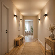 Vnější nástěnné LED svítidlo Ellis, 6W, 6 světelných zdrojů, teplé světlo, černá