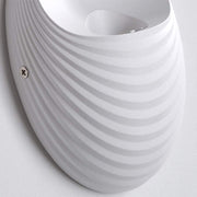 Vnější nástěnné svítidlo Shell, 5W, 3000K, bílé Vnější nástěnné světlo Výchozí název Alessandro Design