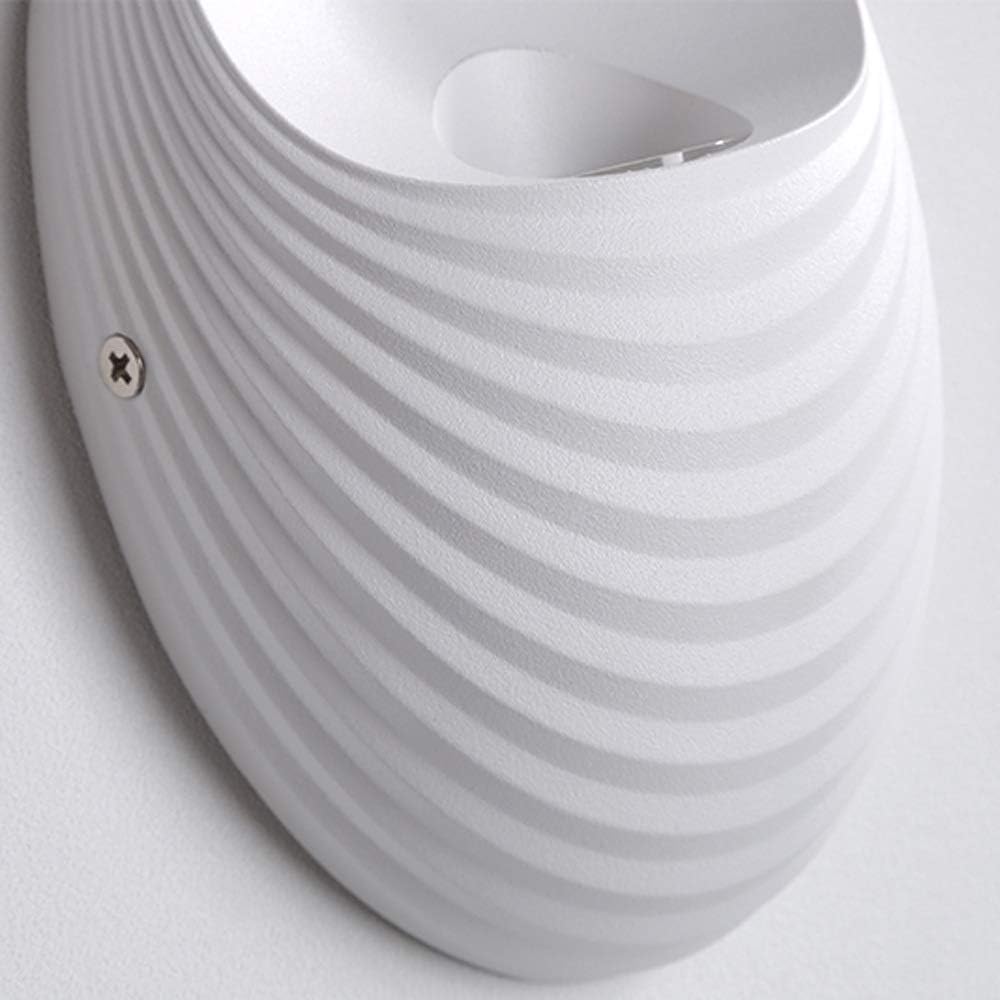 Vnější nástěnné svítidlo Shell, 5W, 3000K, bílé Vnější nástěnné světlo Výchozí název Alessandro Design