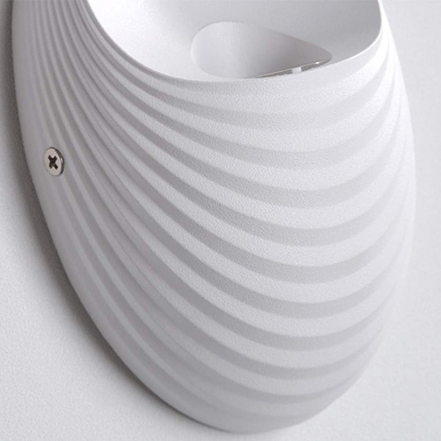 Vnější nástěnné svítidlo Shell, 5W, 3000K, bílé Vnější nástěnné světlo Výchozí název Alessandro Design