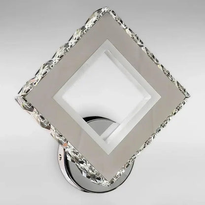 Naneste Terrano LED s krystaly, čtvercové, 24w, studené/horké/neutrální světlo, černé a nerezové