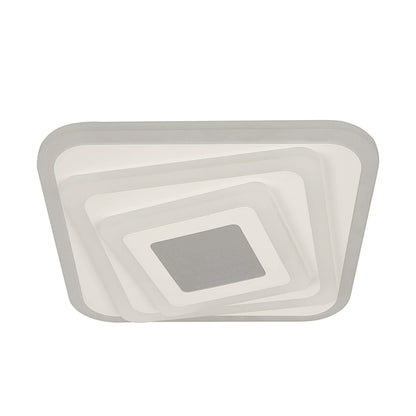 LED lustr NEXA 3D 45W, čtvercový, studené/teplé/neutrální světlo, bílý