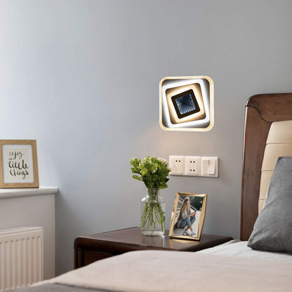 LED lustr NEXA 3D 45W, čtvercový, studené/teplé/neutrální světlo, bílý