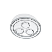 Lustra LED Rylee, 25W, 3000/4000/6000K, Alb, Acril