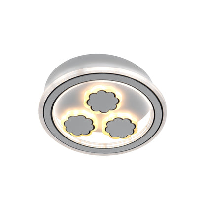 Lustra LED Rylee, 25W, 3000/4000/6000K, Alb, Acril