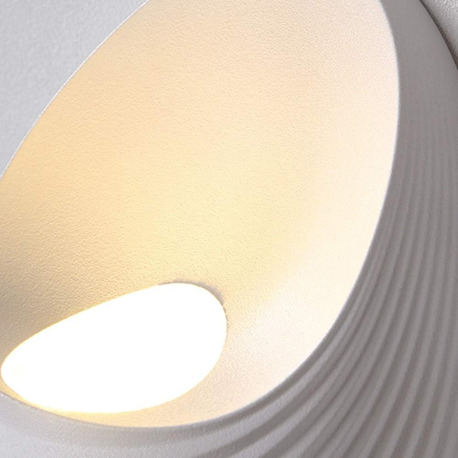 Vnější nástěnné svítidlo Shell, 5W, 3000K, bílé Vnější nástěnné světlo Výchozí název Alessandro Design
