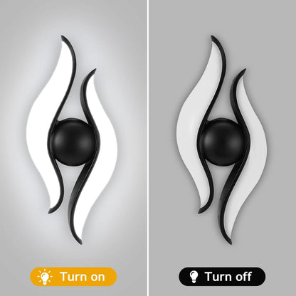 Venkovní a vnitřní nástěnné LED svítidlo, 4 zdroje x 1W, IP65, ABS, černá, 3000K