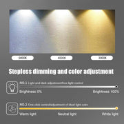 LED lustr s dálkovým ovládáním LT771/500GD, 25W, teplé/studené/neutrální světlo 3000K/4000K/6000K, stmívatelné, zlato, kov a silikon