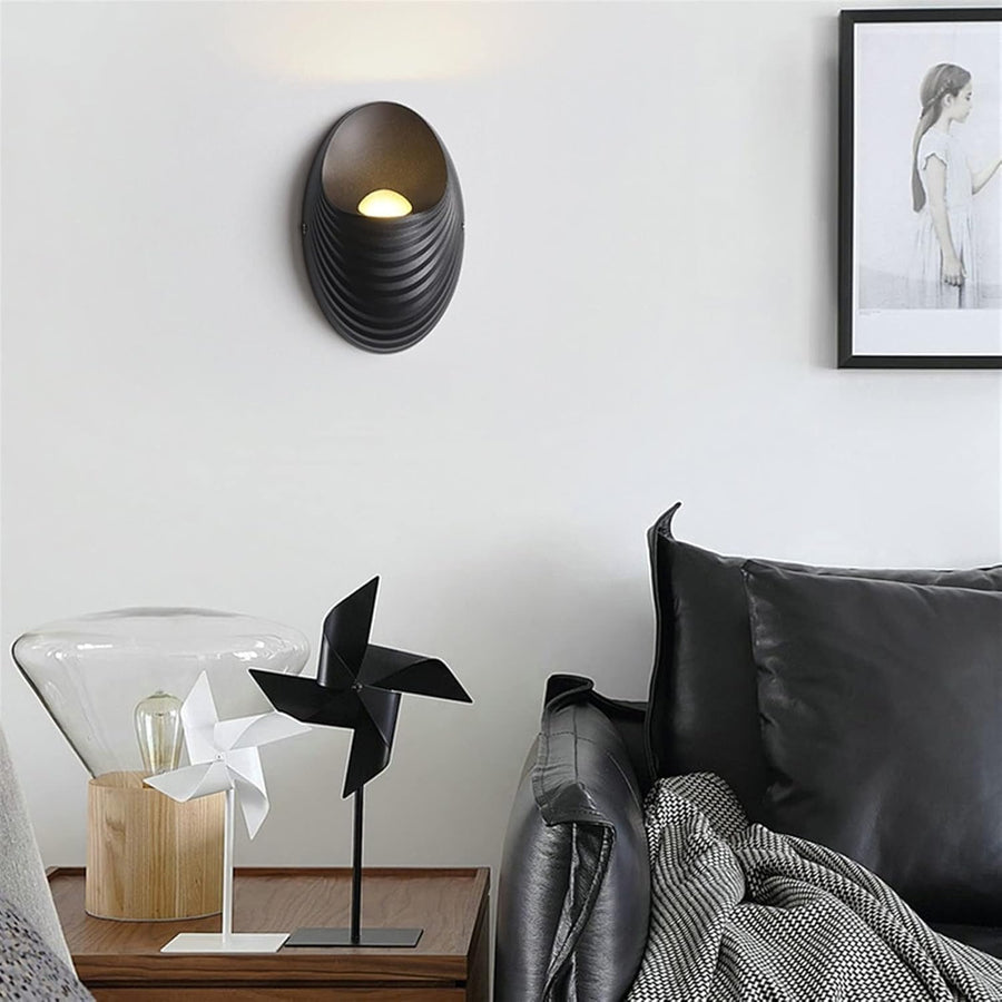 Vnější nástěnné svítidlo, 5W, 3000K, černé Vnější nástěnné svítidlo Výchozí název Alessandro Design