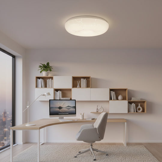 LED stropní svítidlo 35 cm, 31W, 3000K / 4000K / 6000K, bílé, kovové a akrylové LED stropní svítidlo Výchozí název Alessandro Design