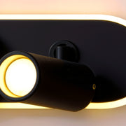 LED lustr s nastavitelným projektorem FISSO Camilla 49W, světlo 3000/4000/6000k, černý