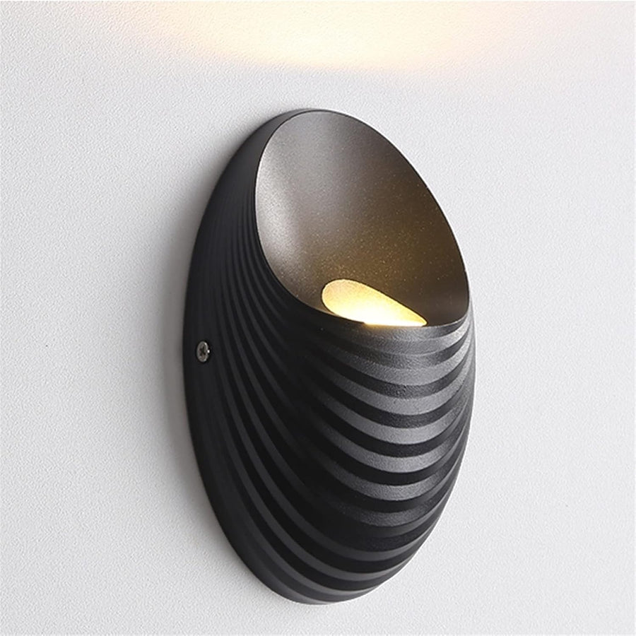 Vnější nástěnné svítidlo, 5W, 3000K, černé Vnější nástěnné svítidlo Výchozí název Alessandro Design