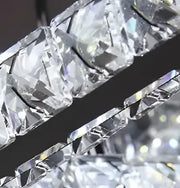 LED LED LED LED hranol ANTEA, dálkové ovládání, 40 W, Crystal and Metal, nestabilní, nastavitelná výška, chlad/horké/neutrální světlo