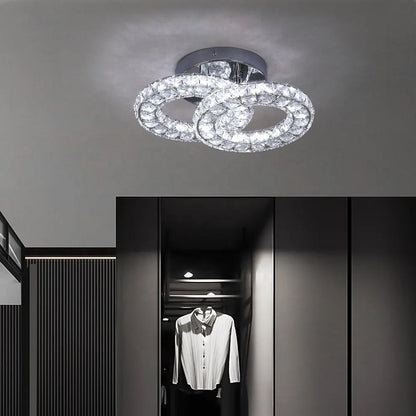 LED LED Crystal LED s Zabinou 32W Chrome Remote
