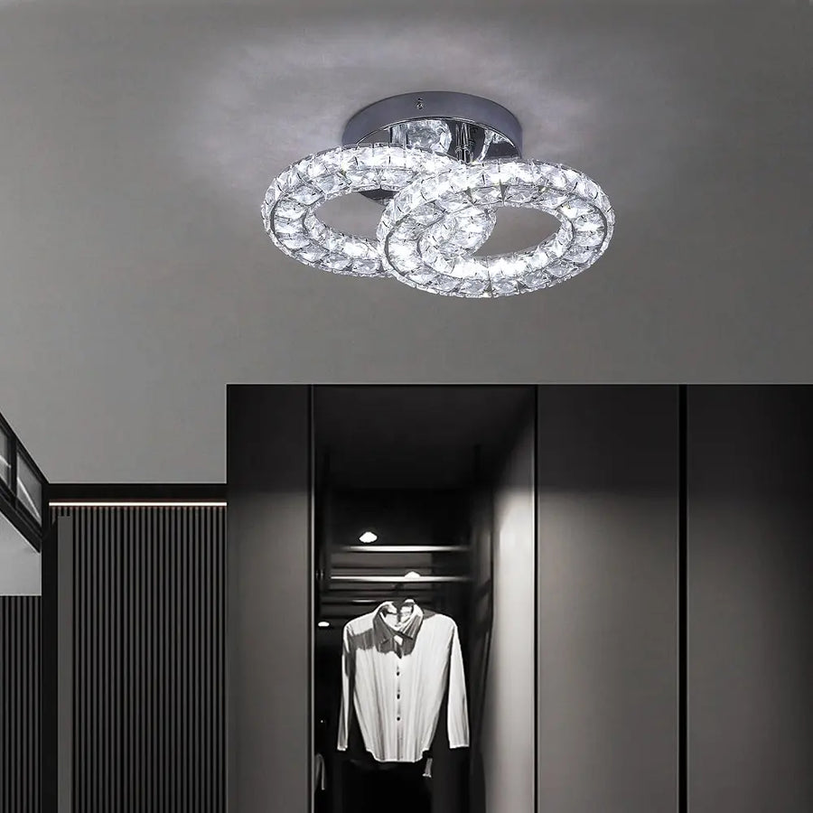 LED LED Crystal LED s Zabinou 32W Chrome Remote