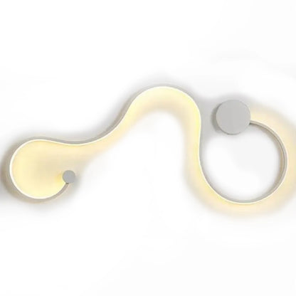 Naneste LED deborah 38W Dekorativní světlo/horký/neutrální kov a bílý silikon