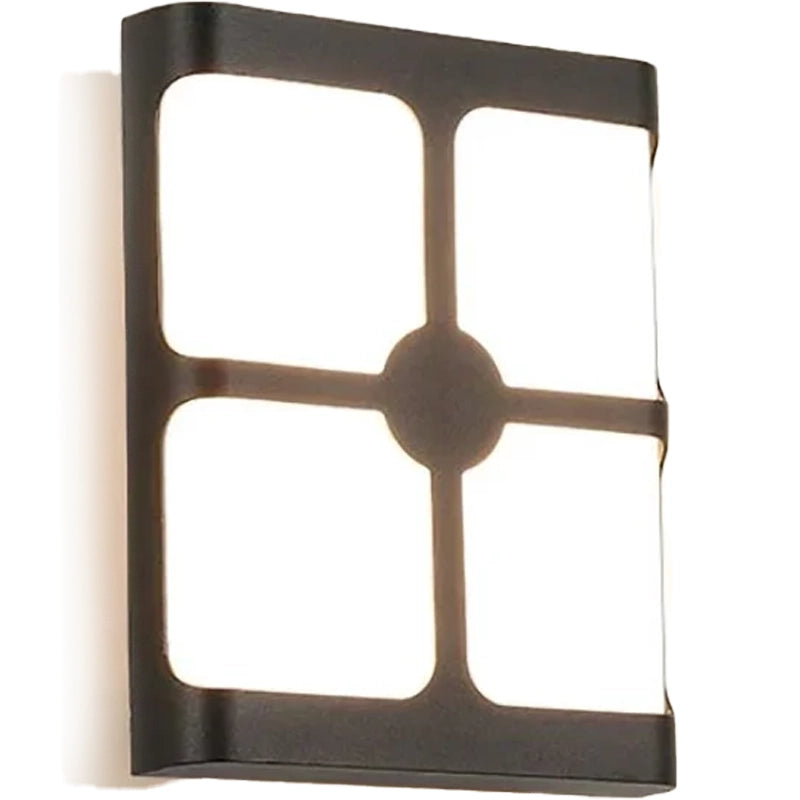 Venkovní nástěnné LED svítidlo Timeea, 18W, černé, 3000K