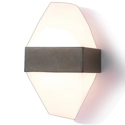 Venkovní nástěnné LED svítidlo ICEBERG 10W Metal IP65 Black