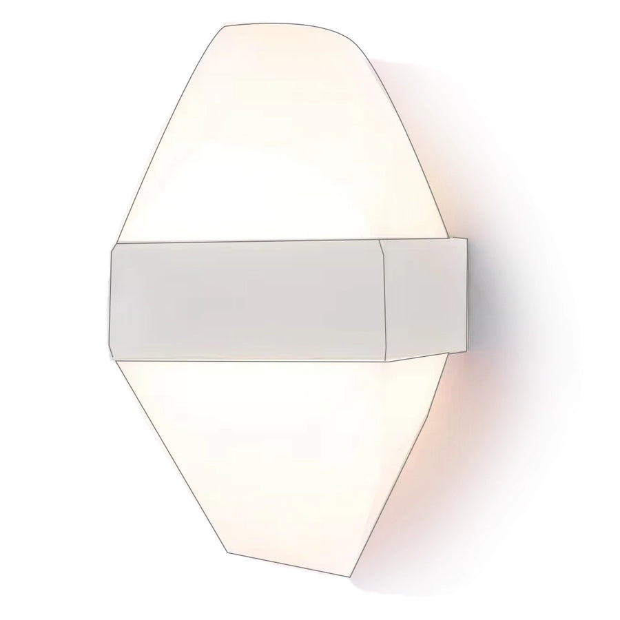 Venkovní nástěnné LED svítidlo ICEBERG 10W Metal IP65 White