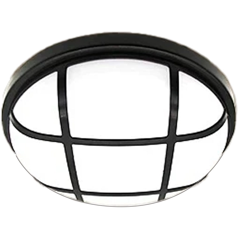 Venkovní nástěnné LED svítidlo AX311/218BK, Průměr 22cm, 24W, IP65, Teplé světlo