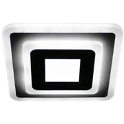 LED lustr MORNIKA 14W, Průměr 25cm, Čtvercový, Neutrální světlo, Bílý