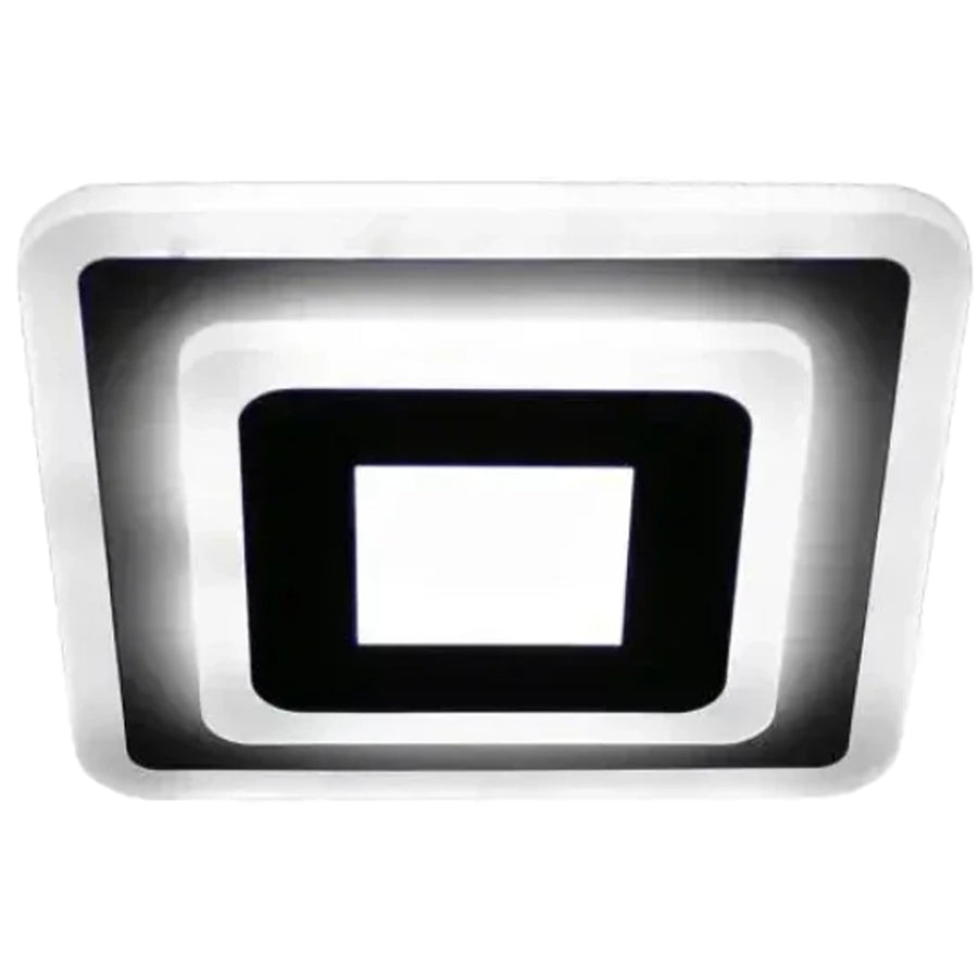 LED lustr MORNIKA 14W, Průměr 25cm, Čtvercový, Neutrální světlo, Bílý