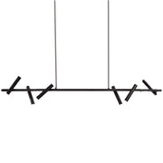 Harman LED lustr, 23W, 6 zdrojů, neutrální světlo, černý