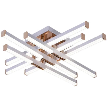 LED lustr s dálkovým ovládáním LT178/6WH, 84W, 6 prvků, studené/teplé/neutrální světlo, stmívatelný, bílý