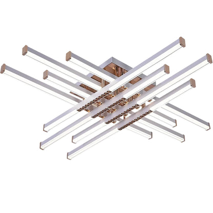 LED lustr s dálkovým ovládáním LT178/6WH, 84W, 6 prvků, studené/teplé/neutrální světlo, stmívatelný, bílý