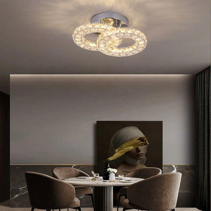 LED LED Crystal LED s Zabinou 32W Chrome Remote