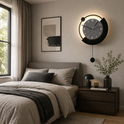 Dekorativní nástěnné LED svítidlo ARC Ø30 cm Studené/Neutrální/Teplé světlo Černá Vnitřní nástěnná svítidla Výchozí název Alessandro Design
