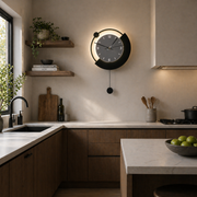 Dekorativní nástěnné LED svítidlo ARC Ø30 cm Studené/Neutrální/Teplé světlo Černá Vnitřní nástěnná svítidla Výchozí název Alessandro Design