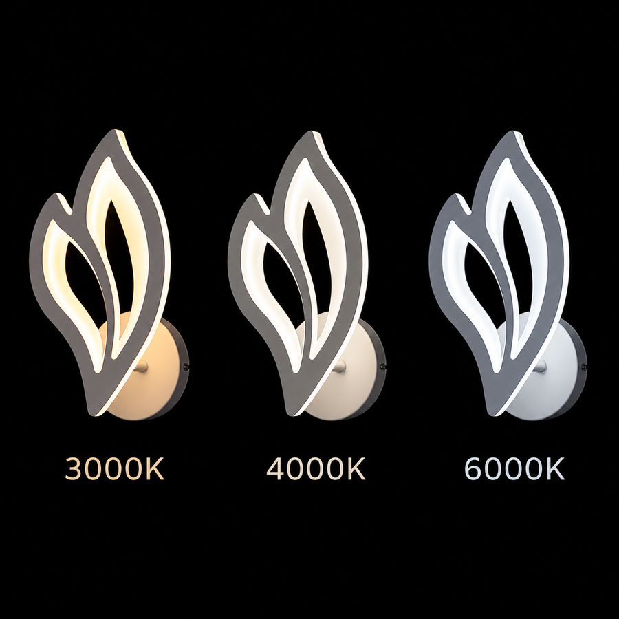 LED lampa LILY 14W Petal Light Cold/Warm/Neutral Acrylic and White Metal